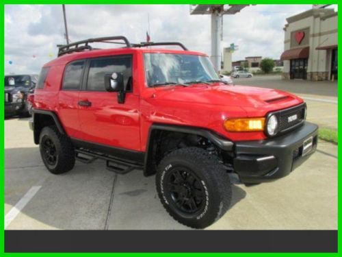 2012 toyota fj cruiser 4wd, 18k mi., trail teams pkg,