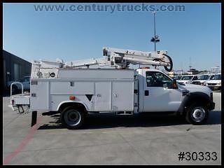 4wd powerstroke diesel xl 10&#039;7 altec service utility 37.5&#039; bucket 4x4 we finance