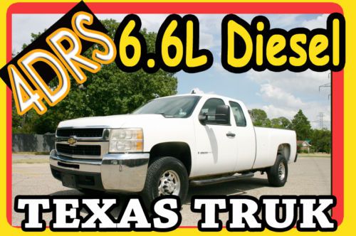Silverado 2500 hd lt extended cab 4-door 6.6l diesel duramax alison trans texas