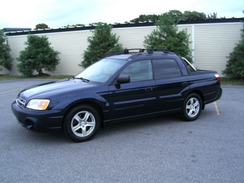 2003 subaru baja awd 2.5l rare great shape crew cab needs nothing no reserve!