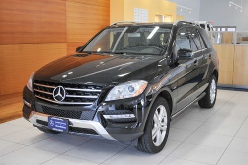 Certified used 2012 mercedes ml350 4matic with premium i package and sunroof