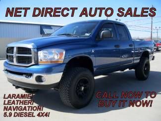 5.9 cummins 4wd lifted auto bad boy! leather auto net direct auto sales texas