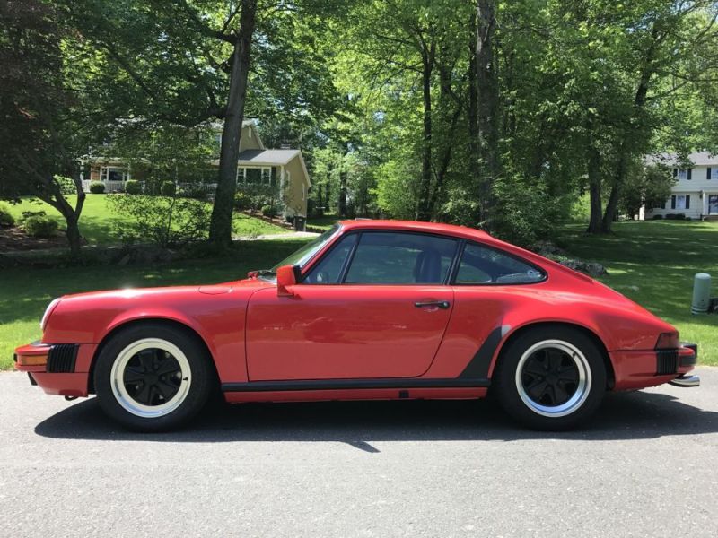 1988 porsche 911 red