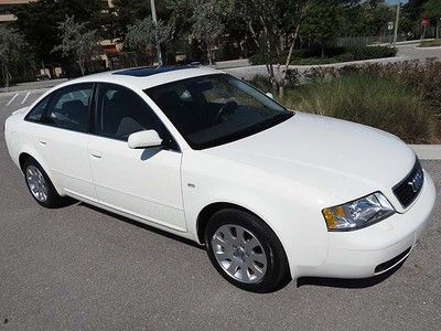 Low mileage 2001 a6 2.8 v6 -1 owner florida car, leather, heated seats 14k miles