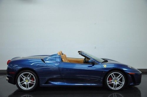 2005 ferrari f430 spider nart blue/beige f1 navi only 2900 miles