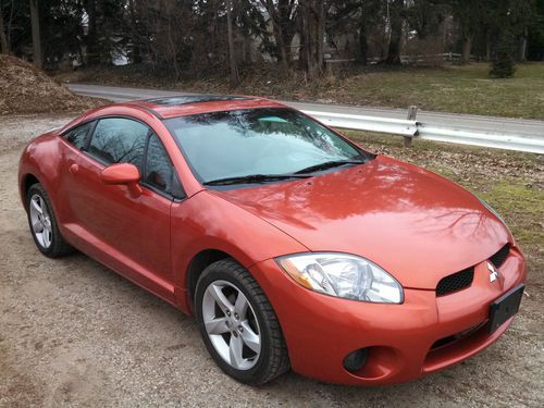 2007 mitsubishi eclipse gs 2-door coupe ((2.4 liter 4 cylinder)) no reserve!! nr