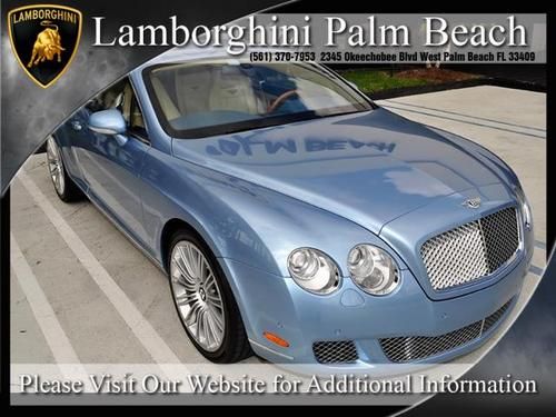 2008 bentley continental gt speed, low mileage, navigation, mulliner stitch int.