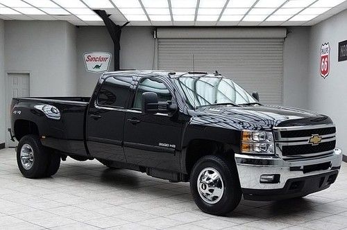 2011 chevy 3500hd diesel 4x4 dually heated leather bose crew cab