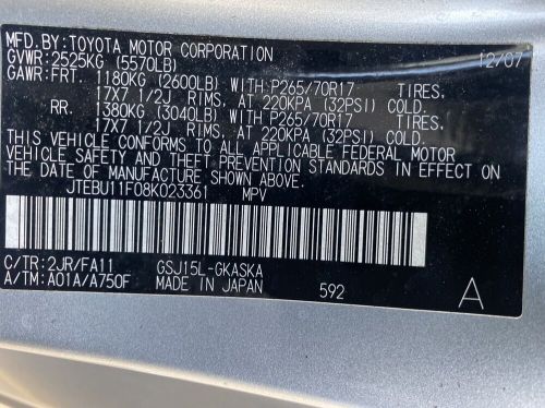 2008 Toyota FJ Cruiser 4WD, US $15,050.00, image 35