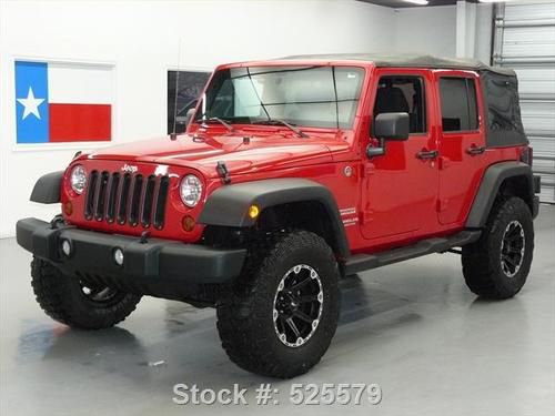 2011 jeep wrangler sport unltd 4x4 6spd convertible 19k texas direct auto