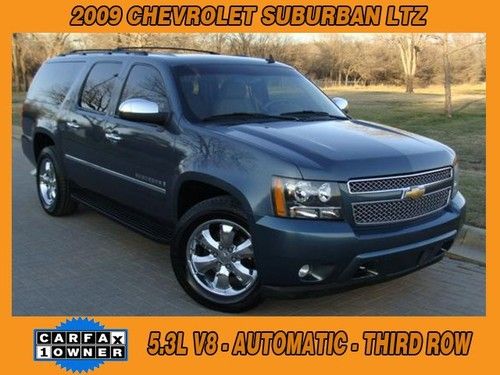 2009 chevrolet suburban ltz leathet seats power sunroof clean one owner carfax