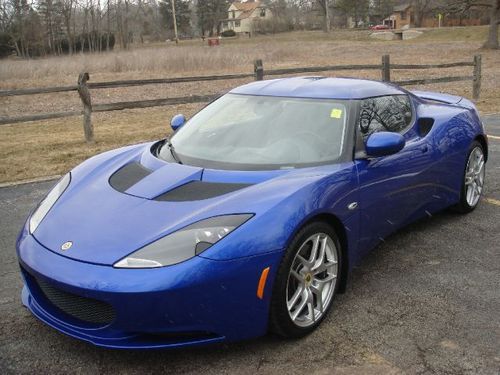 2011 lotus evora 2+2 - mag blue/ black -2k miles, premium, warranty till 3/15!!