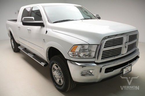 2012 laramie limited mega 4x4 navigation sunroof leather heated rear dvd diesel