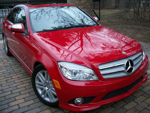 2009 mercedes c300.no reserve.sport p/leather/moon/heated/18's/