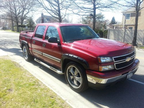 2006 chevrolet silverado 1500 lt crew cab  5.3l v8 - rims, lid, many extras