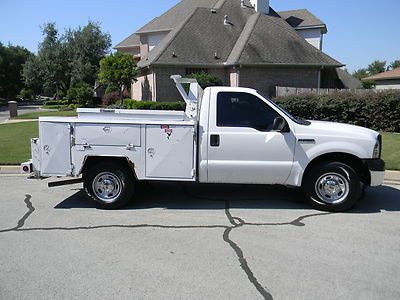 07 f-250 superduty utility bed 5.4l v8 automatic regular cab gas f250