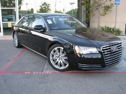 2012 audi a8 l  ****2012 audi a8l 4.2 triptronic, phantom black night vision ass