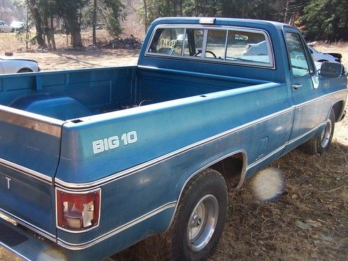 1979 chevrolet pick up body man's special rust free