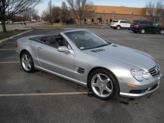 2003 mercedes benz sl500 sport nav htd/vtd seats records free shipping