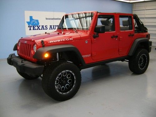 We finance!!!  2010 jeep wrangler unlimited rubicon 4x4 6-speed soft top 1 owner