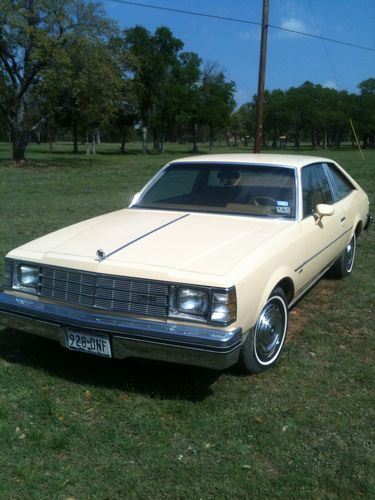 1978 buick century custom coupe 2-door 3.2l