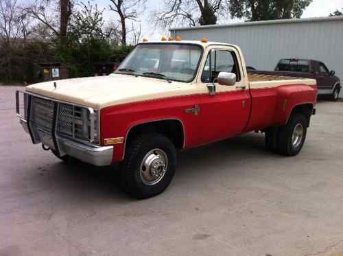 1987 chevrolet 1-ton 4x4 dually 454 efi 4-speed original paint scottsdale k-30