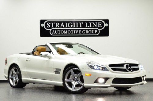 2011 mercedes benz sl550, p1, diamond white w/ 21k miles