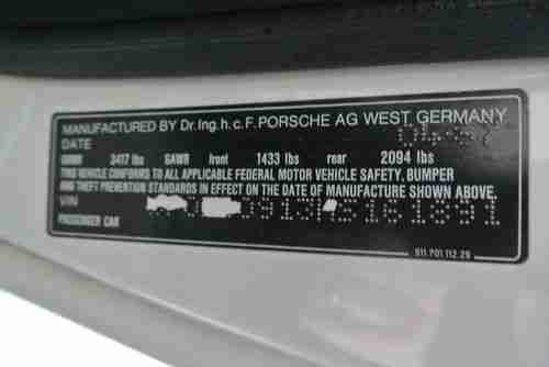 1987 Porsche 911 Carrera Targa 3.2L, US $20,000.00, image 12