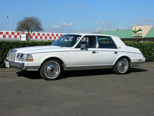 1987 lincoln continental