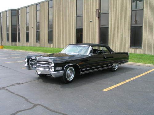 Show quality 1966 cadillac eldorado convertible triple black