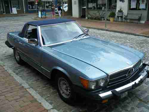 85 MERCEDES 380SL CONVERTIBLE , 64,000 MILES 1 OWNER WITH HARD TOP AND SOFT TOP!, US $12,800.00, image 4