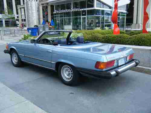 85 MERCEDES 380SL CONVERTIBLE , 64,000 MILES 1 OWNER WITH HARD TOP AND SOFT TOP!, US $12,800.00, image 5
