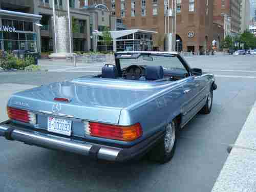 85 MERCEDES 380SL CONVERTIBLE , 64,000 MILES 1 OWNER WITH HARD TOP AND SOFT TOP!, US $12,800.00, image 7