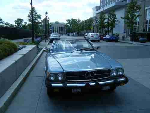 85 MERCEDES 380SL CONVERTIBLE , 64,000 MILES 1 OWNER WITH HARD TOP AND SOFT TOP!, US $12,800.00, image 8