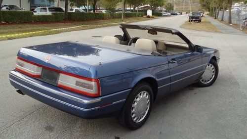 1993 cadillac allante , rare montana blue , mint no reserve