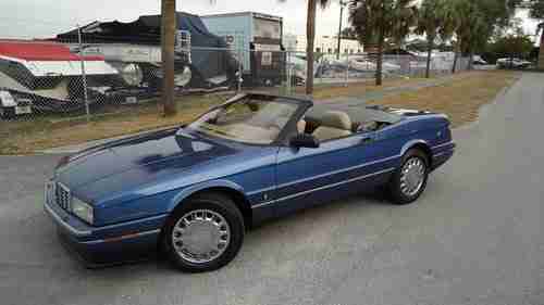 1993 CADILLAC ALLANTE , RARE MONTANA BLUE , MINT NO RESERVE, US $10,000.00, image 2