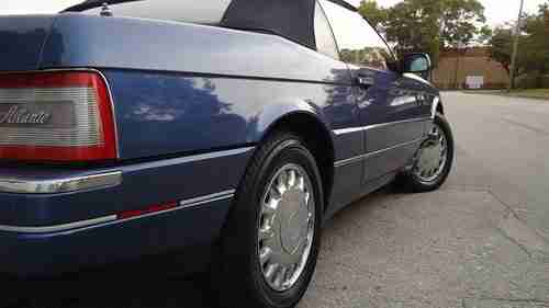 1993 CADILLAC ALLANTE , RARE MONTANA BLUE , MINT NO RESERVE, US $10,000.00, image 6