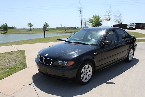 2004 bmw 325i base sedan black tan low miles 106k