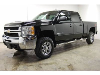 Lt diesel 6.6l duramax 4x4 chrome wheels crew cab truck only 26k miles
