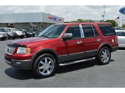 2006 ford expedtion xlt chrome wheels low miles we finance blue-tooth
