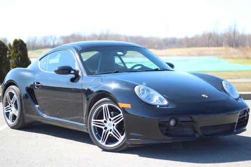 Black on black 2007 porsche cayman