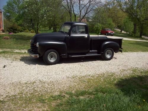 1951 chevy 1/2 ton short bed p/u, 3 speed on the tree, 235 ci, 6 cyl