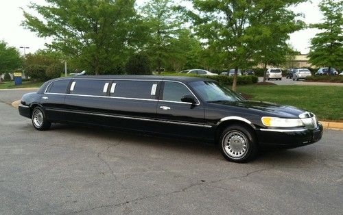 2000 lincoln town car 120" stretch limo limousine super stretch exotic