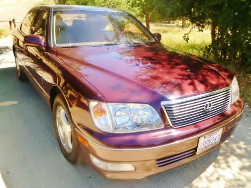 1999 lexus ls400 base sedan 4-door 4.0l california car