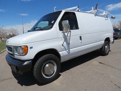 2002 ford e-250 cargo van 5.4 v8 w/ racks prev. comcast runs great needs nothing