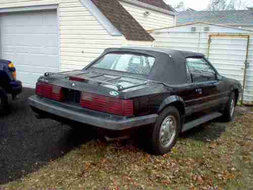 1985 MUSTANG GT/LX 5.0 AUTO RUNS GREAT OR RESTORE THIS CLASSIC CONVERTIBLE!!!!, US $2,200.00, image 2