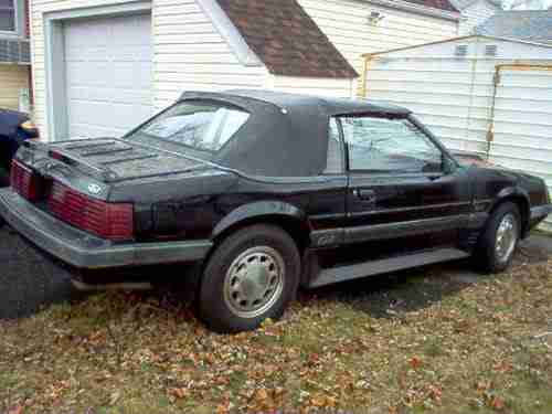 1985 MUSTANG GT/LX 5.0 AUTO RUNS GREAT OR RESTORE THIS CLASSIC CONVERTIBLE!!!!, US $2,200.00, image 3