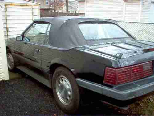 1985 MUSTANG GT/LX 5.0 AUTO RUNS GREAT OR RESTORE THIS CLASSIC CONVERTIBLE!!!!, US $2,200.00, image 4
