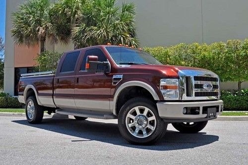 2008 ford f350 king ranch diesel f250 4x4 crewcab 6.4l