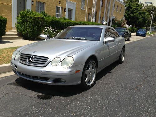 2002 mercedes cl500 salvage rebuildable 89k miles easy fix